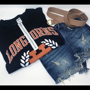 Pink Victoria Secret Texas long sleeve top, New